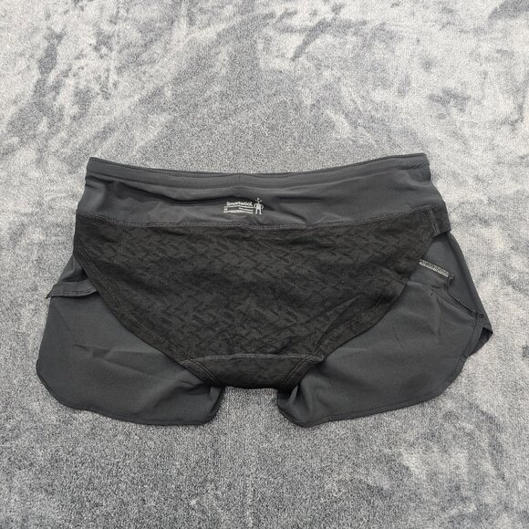 Smartwool Active lined Shorts womens Medium black running trail wool blend NEW - Picture 8 of 12